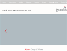 Tablet Screenshot of greynwhite.com